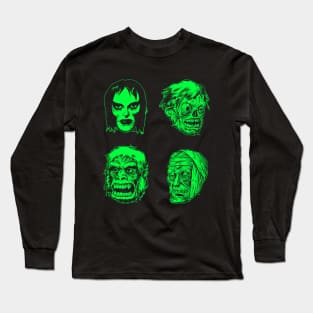 Green Monster Masks! Long Sleeve T-Shirt